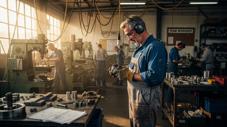 Atelier industriel illustrant le succès du recrutement sans CV sur un poste d’atelier en milieu réel